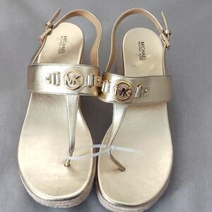 Michael Kors Platform Wedge Sandals Size 11
